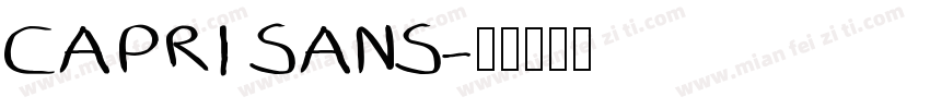 CAPRI SANS字体转换